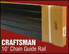 001a5665-3 Craftsman Garage Door Opener Chain Guide Rail System Oem New