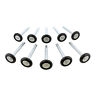 0265 Abn Garage Door Rollers Nylon Wheels Replacement Black 810009870265