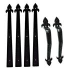 030699101009 Everbilt Premium Decorative Black Garage Door Hardware Kit