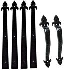 10100 Everbilt Premium Decorative Black Garage Hardware Kit 0030699101009