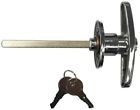 110652 Blue Hawk Chrome Plated Zinc Diecast Garage Door Lock Handle