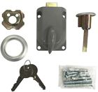 110675 Blue Hawk Gray Zinc Diecast Garage Door Bolt Lock