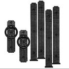12669 Magnetic Garage Door Hardware Set Piece Black Abs 689753412669