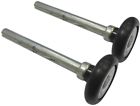 34115zcblg Blue Hawk Silver Nylon Garage Door Rollers