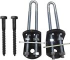34125zcblg Blue Hawk Silver Steel Garage Door Spring Anchors