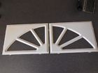 3807-2 2 Unbranded Garage Door Window Insert Sun Rise Design Panels Only