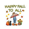 39554 Collections Etc Happy Fall Scarecrow Garage Door Magnets 191121061114