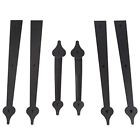 3s-b2027 Decorative Garage Door Carriage Accents House Handles Hinges Decor Black