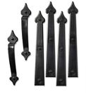 Cre8tive 410-07 Hardware Decorative Black Magnetic Garage Door Hinge And