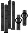 Cre8tive 430-07 Hardware Decorative Black Magnetic Garage Door Hinge And