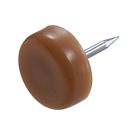 57169 Hillman Plastic Tack Glide With Nail Flat Head 008236388664