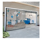 572669 Unbranded Zippered Garage Door Screen Double New