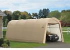 6775990 62689 Shelterlogic Auto Shelter Roundtop Instant Garage Sandstone 677599626890