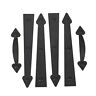 6902814560302 Unbranded Garage Door Decor Magnetic Accents Handle Hinge