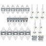 738603500763 Unbranded Door Hinge Garage Rollers Heavy Duty Hardware
