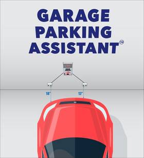 5824092683 7426869303619 Garage Parking Assistant Digital Meter With Car Stop Indicator Light And