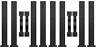 788484452293 Unbranded Yogo Magnetic Decorative Garage Door Accents Faux