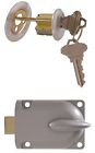 825754 Hillman Aluminum Dead Bolt And Rim Cylinder 008236989250