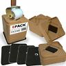 8pkstackbedbrown Iprimio Bed Frame Leg Risers Lift Furniture Riser 818297021048