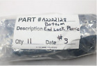 A2222128 Unbranded Lot Of Curved Bottom End Lock Plastic Black