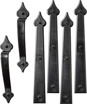 41007 Acp Classic Spade Magnetic Garage Door Hardware 6 Piece