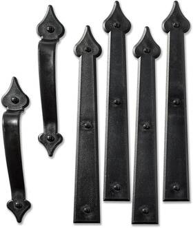 452-07 Acp - Hi 313109815889 Handle/hinge Decorative Accent Set Carriage House 6 Piece Magnetic Gara