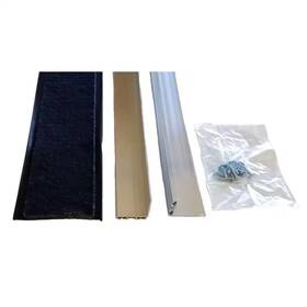 Action Industries 313098050056 Rodent Block Garage Door Bottom Seal Kit With 1-3/8 Inch Aluminum Retainer And