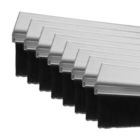 Action Industries 313107831843 Garage Door Brush Weather Seal With Aluminum Retainer 1 Inch - 2 Car G