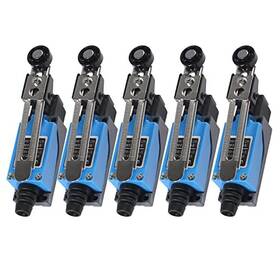 Aediko Ae19578 Me-8108 Limit Switch Adjustable Roller Lever Arm Momentary Nc 5pcs