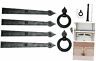 Agd1004 Decorative Carriage House Garage Door Hardware Kit Ring Knockers And