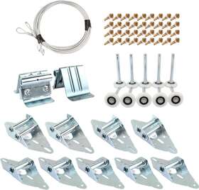 Aillsa 696579705844 Garage Door Roller/hinge/top Bracket/wire Rope Fit 7 Height Doors For D