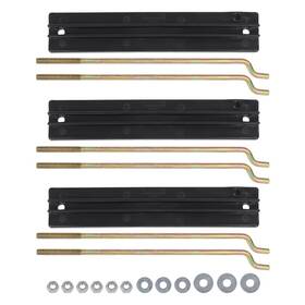 Allgood 03dga0003abk-fba Battery Hold Down Retainer Plate Rods Kit Compatible With Club Car D