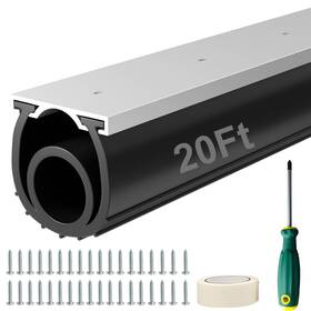 Alophoty 707154471518 20 Ft Garage Door Seals Bottom Rubber Heavy Duty U O Ring Universal D