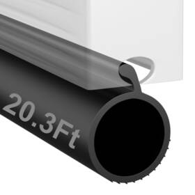 Alophoty 764773339926 20.3 Ft Garage Door Seals Bottom Rubber Weather Stripping P Bulb