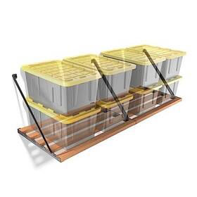 Alphidia Llc 810064962363 Universal Garage Shelving Kit - Heavy-duty Easy Install Customizable 8 Foot