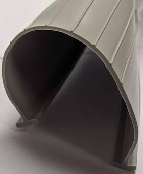 Amarr/clopay- Universal 5/16 Bottom Rubber Replacement 726084394841 Universal- Grey Inch T-end 20ft Garage Door Weather Seal Strip