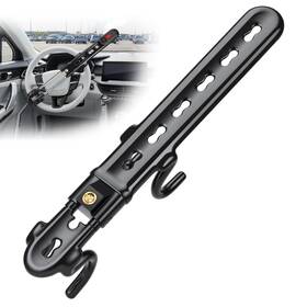 Anchtek Al01 Steering Wheel Lock With 113db Alarm Heavy Duty Anti-theft Car Device A