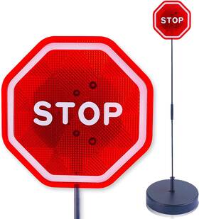 Andalus Brands 313045794705 Flashing Led Stop Sign Garage Parking Assistant System Bumper S
