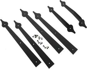 Ang 696229325682 House Garage Door Decorative Hardware Set - Spear Style
