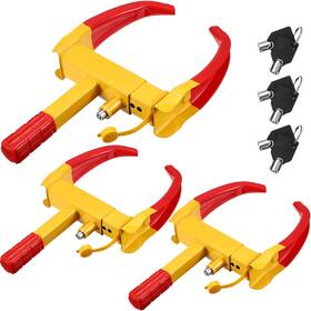 Hs-aoriher-98745 Aoriher 3 Pcs Wheel Lock For Cars Heavy Duty Trailer Universal Security A
