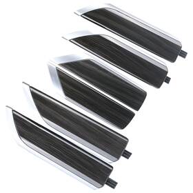 Md013bkwg Apperfit Door Trim Molding Kit Black Wood Grain 6pcs For Interior Panel And Center