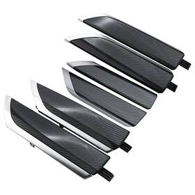 Md013cbn Apperfit Door Trim Molding Kit Carbon Fiber 6pcs For Interior Panel And Center Cons
