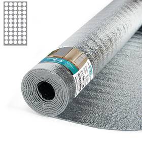 B06361sl Art3d 3mm Reflective Insulation Roll 48in X 10ft Metallic