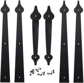 Atk 313035961995 Carriage Spear House Garage Door Decorative Hardware Set Full