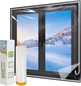 Augblinds Inch 32 Window Insulation Kit For Winter Fits Up 47ftft 393ftft To 6 Windows Clear
