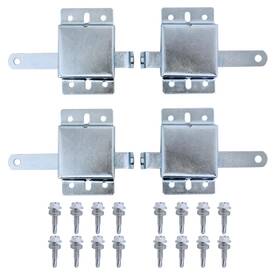 Ap00287o Auto-plaza Pair Of Garage Door Latch Kit For Interior Exterior Security Lock Bolts S
