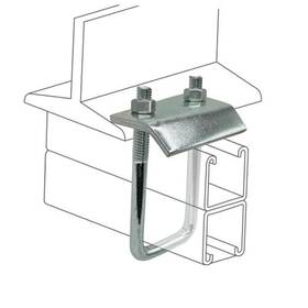 St-113b Automotive Authority Llc Pack Strut To Beam Clamp With Square U-bolt And Nuts-7/16 Inch - 3-1/4 Channel 2