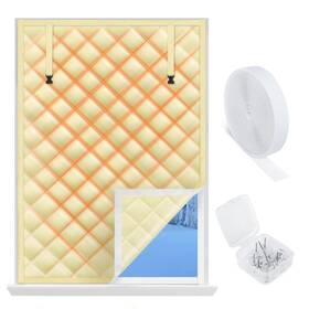 Axcoix Iwc56-30 3 Layer 30 Inch X 56 Thermal Insulated Window Cover Oxford X30 Beige