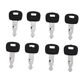 Backhoe 307792336707 Fridayparts 8pcs Ignition Key Compatible For Kubota Track Loaders Svl75 Svl90