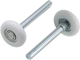 Baudelun 313097969908 2 Packs 1.8 Inch Nylon Garage Door Roller 4 Stem Quiet Wheels For Gara